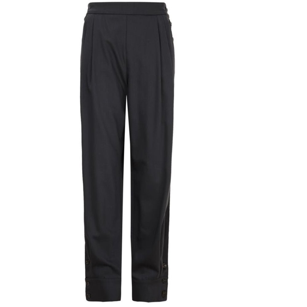 NWT $485 Y2K Sportmax Max Mara Onagro High Waist Wool Sailor Suit Trousers 8